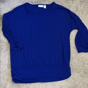 💎Gorgeous ruched sleeve with banded waist shirt